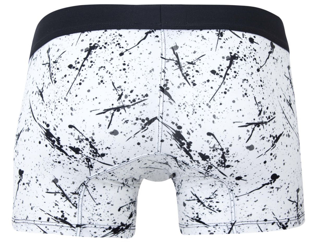 Clever Moda Brochazos Men's Trunk Underwear in Black – men's trunks