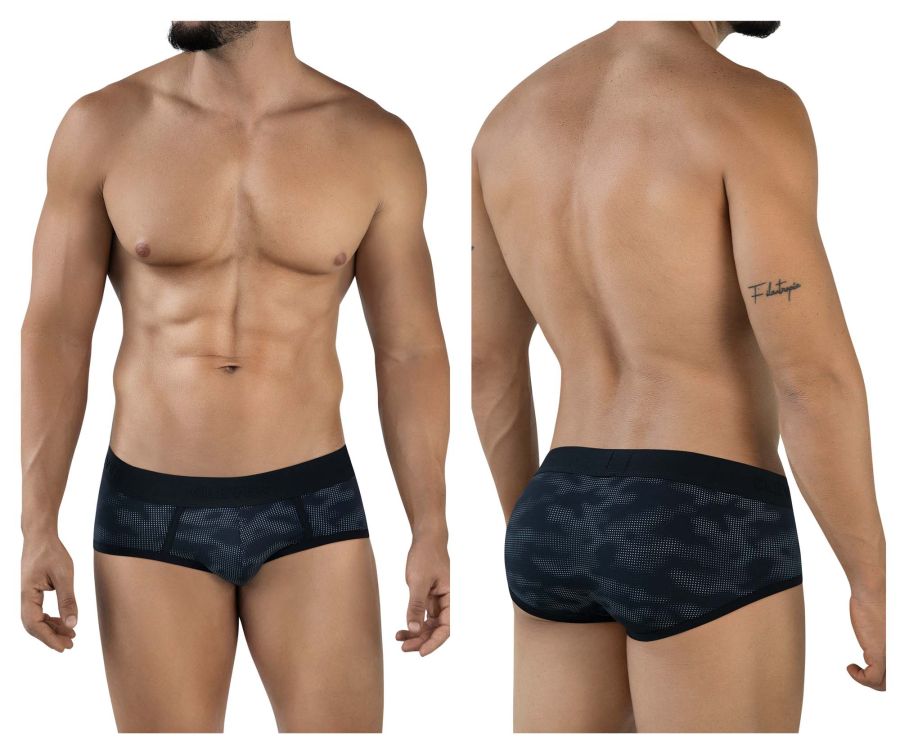 Clever Moda Militar Men's Bikini Brief in Black – men's briefs