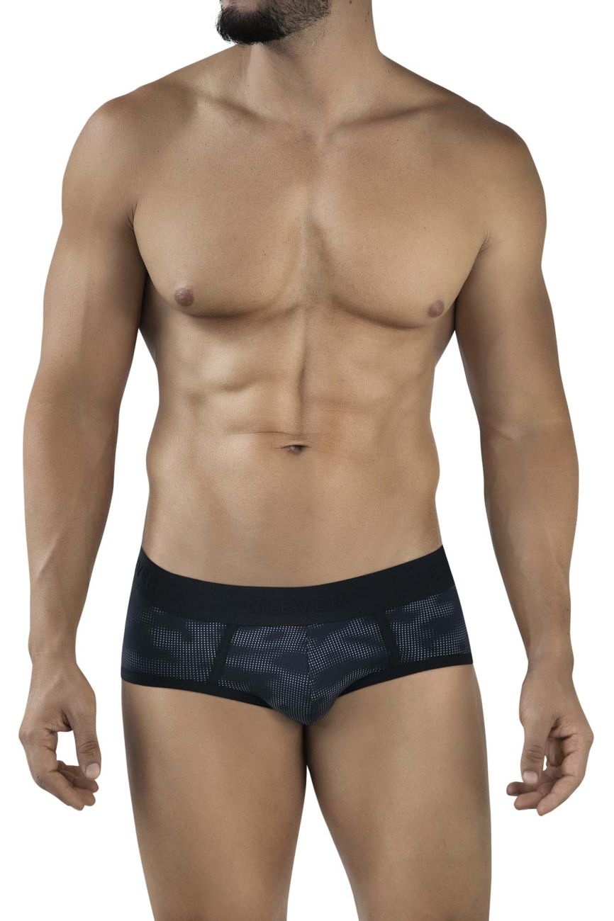 Clever Moda Militar Men's Bikini Brief in Black – men's briefs