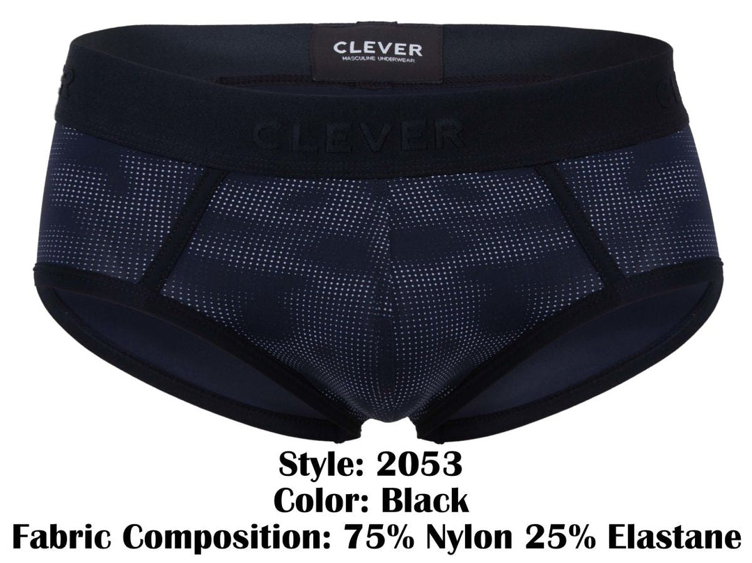 Clever Moda Militar Men's Bikini Brief in Black – men's briefs