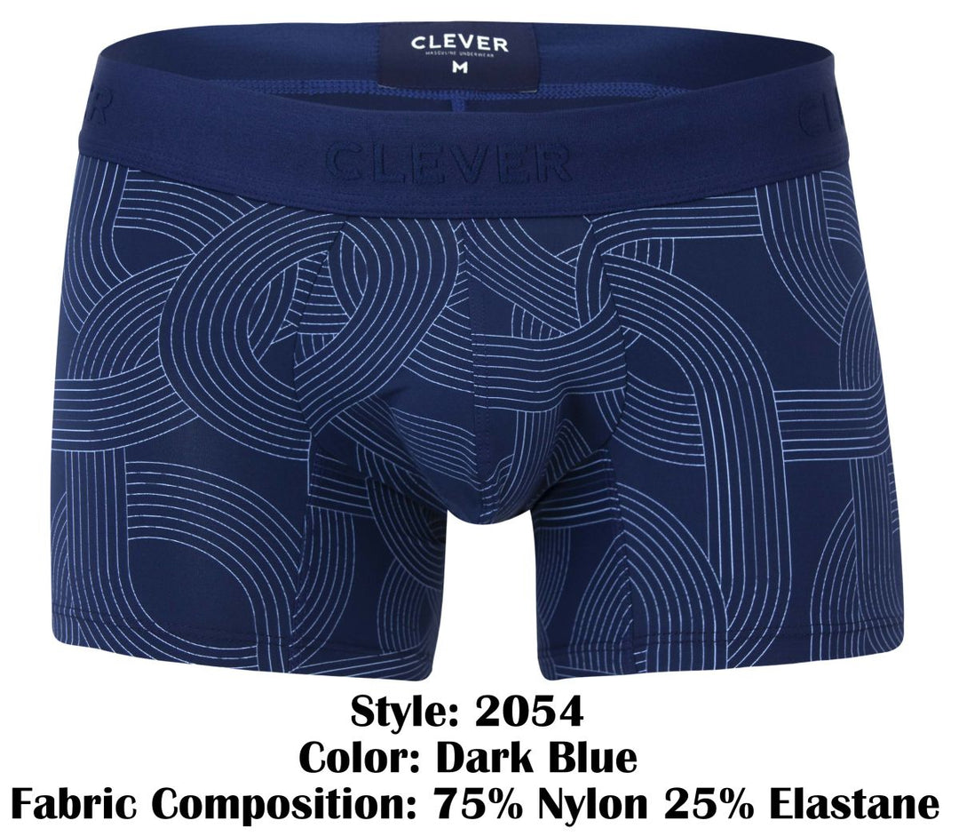 Clever Moda Navy Men's Trunk Underwear in Dark Blue – men's trunks