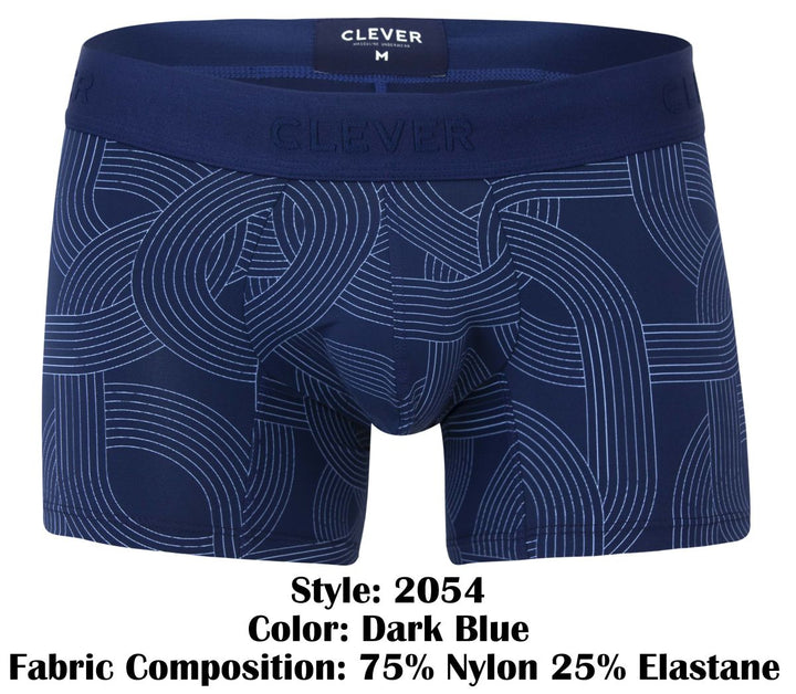Clever Moda Navy Men's Trunk Underwear in Dark Blue – men's trunks