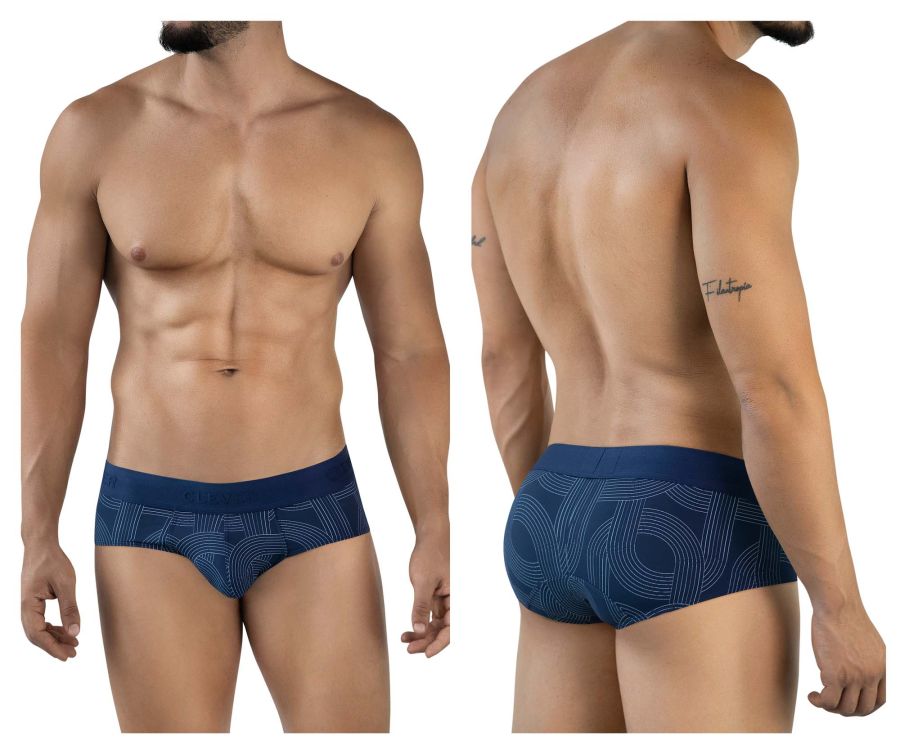 Clever Moda Navy Men's Bikini Brief in Dark Blue – men's briefs