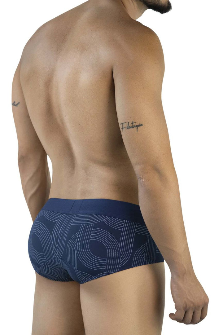 Clever Moda Navy Men's Bikini Brief in Dark Blue – men's briefs