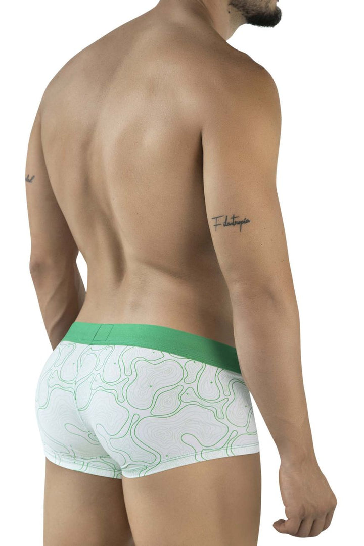 Clever Moda Maze Men's Trunk Underwear in Green – men's trunks