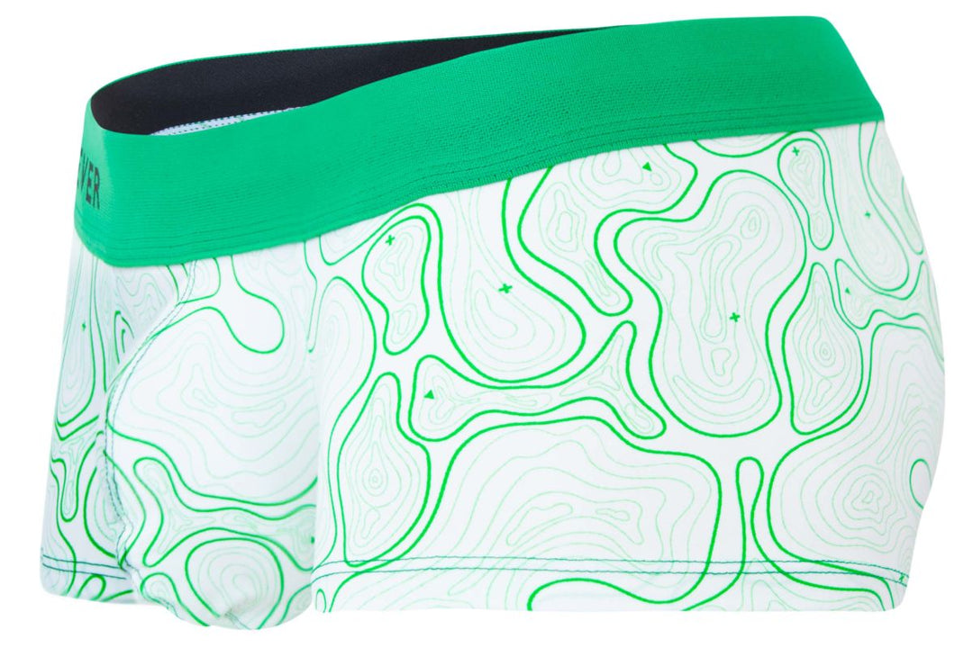 Clever Moda Maze Men's Trunk Underwear in Green – men's trunks