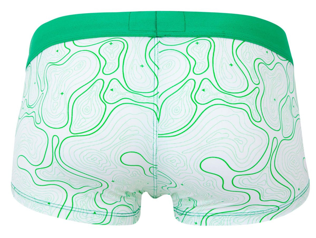 Clever Moda Maze Men's Trunk Underwear in Green – men's trunks