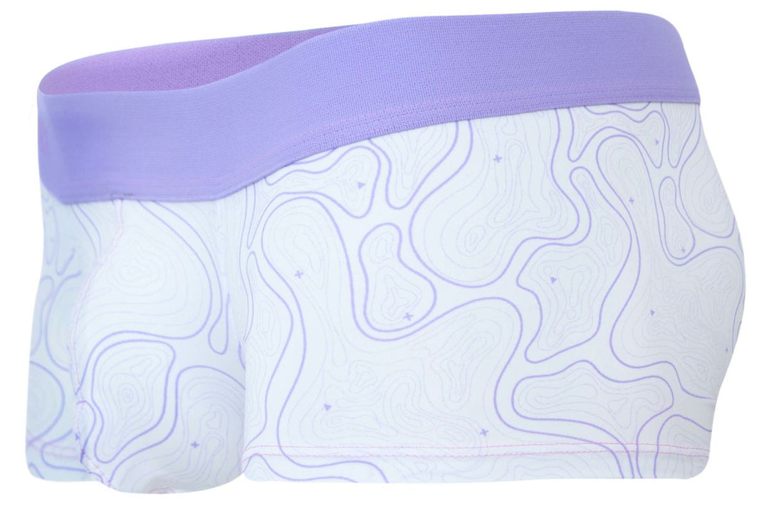 Clever Moda Maze Men's Trunk Underwear in Lilac – men's trunks