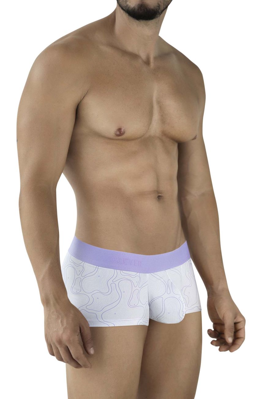 Clever Moda Maze Men's Trunk Underwear in Lilac – men's trunks