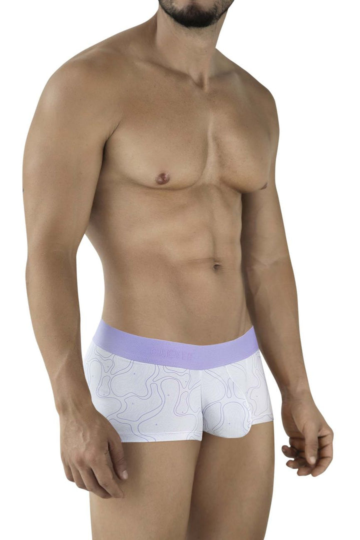 Clever Moda Maze Men's Trunk Underwear in Lilac – men's trunks