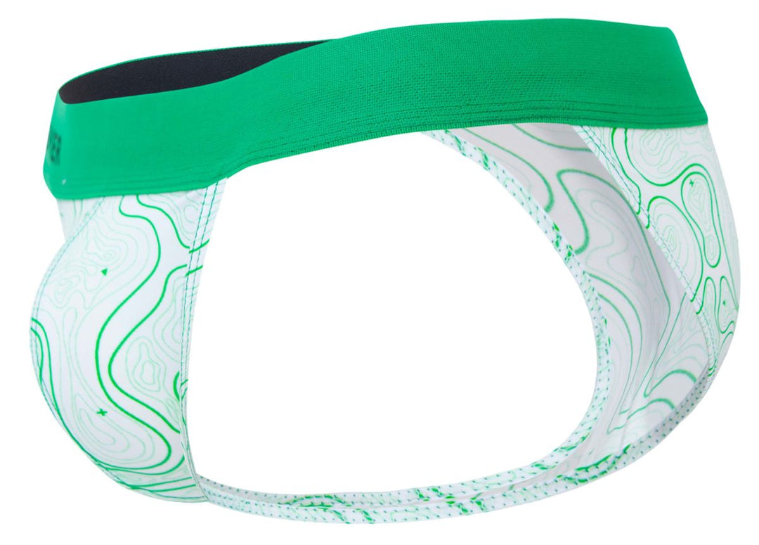 Clever Moda Maze Men's Bikini Brief in Green – men's briefs