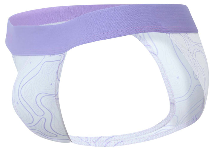 Clever Moda Maze Men's Bikini Brief in Lilac – men's briefs