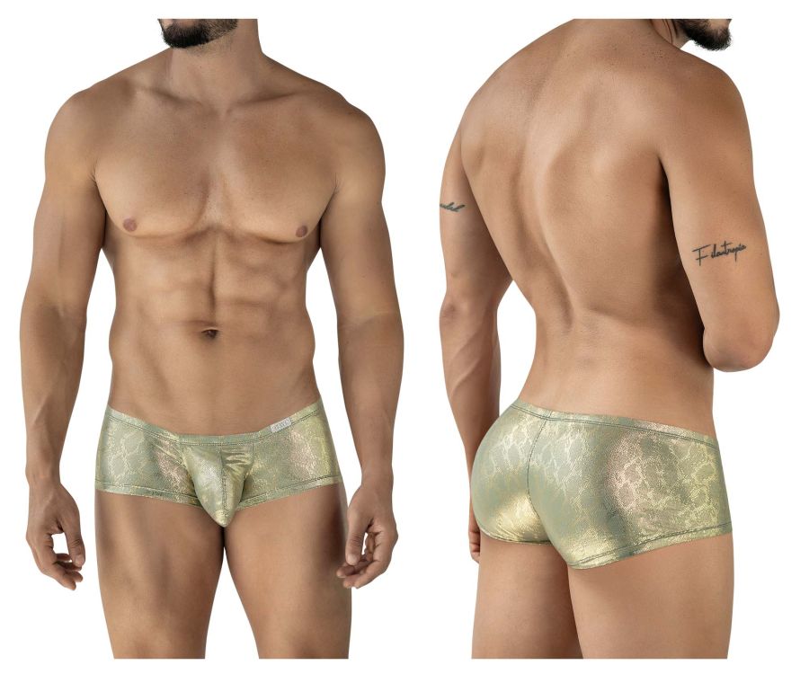 Clever Moda Diamond Men's Trunk Underwear in Gold – men's trunks