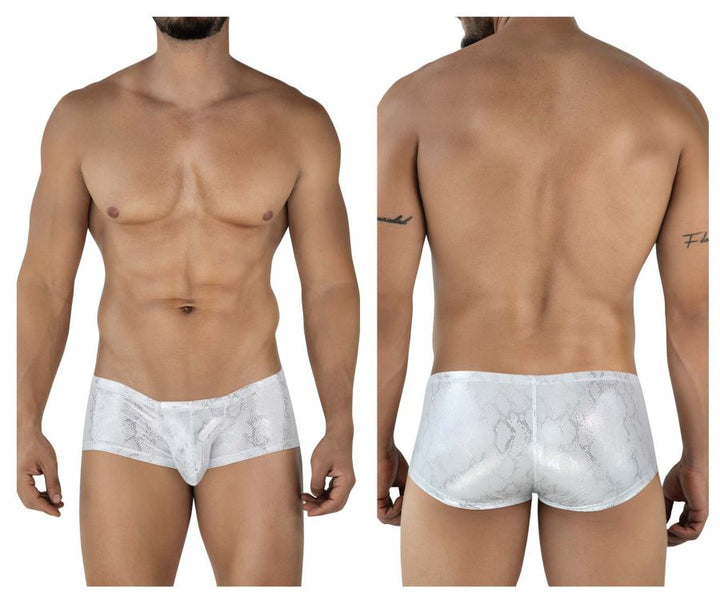 Clever Moda Diamond Men's Trunk Underwear in Silver – men's trunks