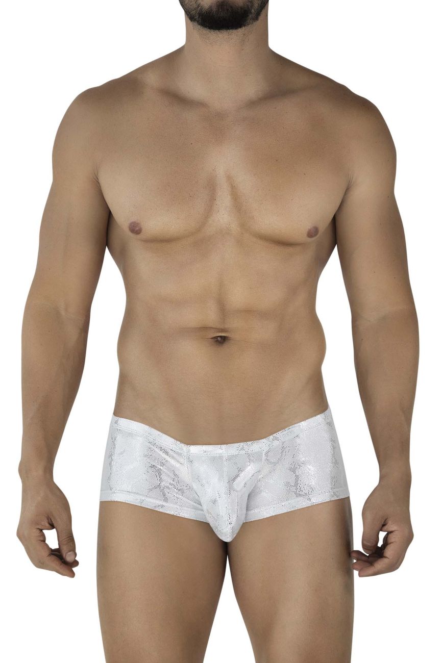 Clever Moda Diamond Men's Trunk Underwear in Silver – men's trunks