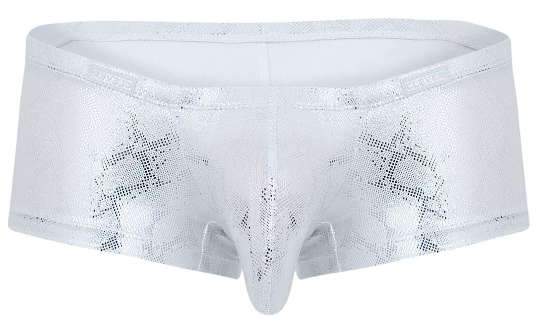 Clever Moda Diamond Men's Trunk Underwear in Silver – men's trunks