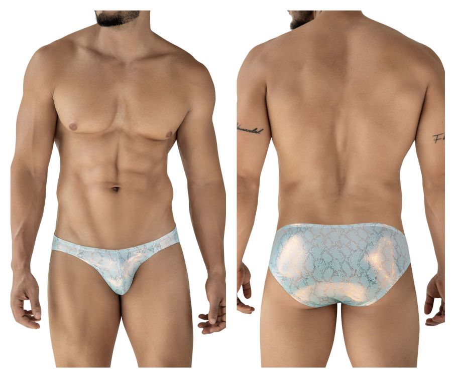 Clever Moda Diamond Men's Bikini Brief in Blue – men's briefs
