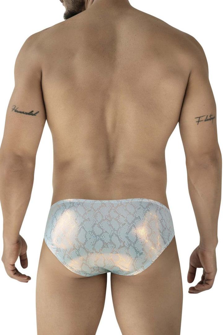 Clever Moda Diamond Men's Bikini Brief in Blue – men's briefs
