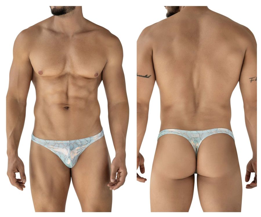 Clever Moda Diamond Men's Thong in Blue – men's thongs