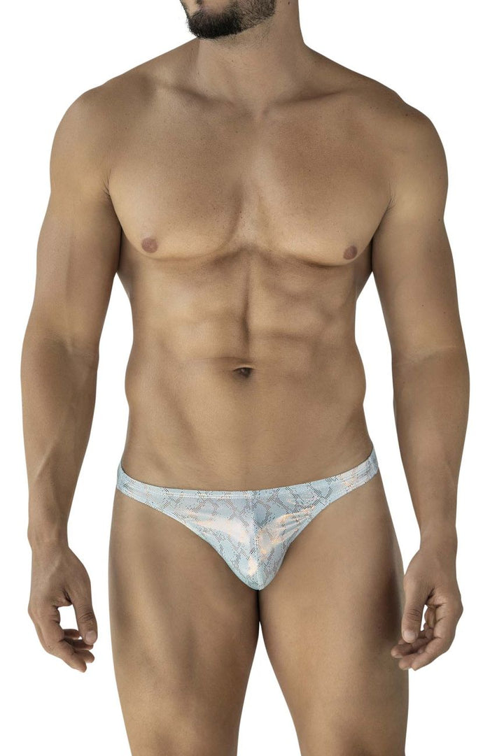 Clever Moda Diamond Men's Thong in Blue – men's thongs