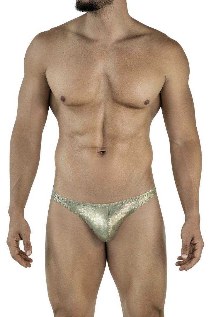 Clever Moda Diamond Men's Thong in Gold – men's thongs