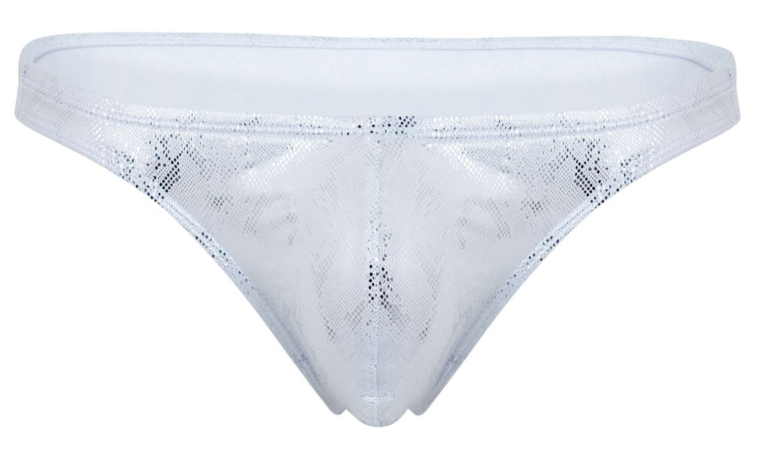 Clever Moda Diamond Men's Thong in Silver – men's thongs