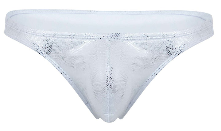 Clever Moda Diamond Men's Thong in Silver – men's thongs