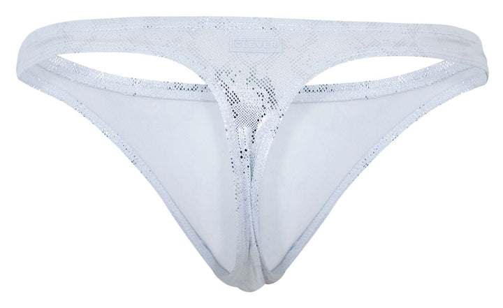 Clever Moda Diamond Men's Thong in Silver – men's thongs