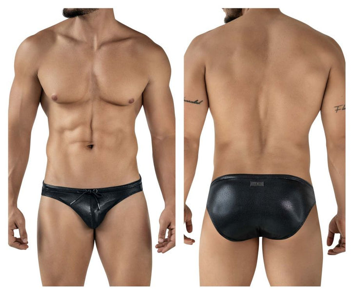 Clever Moda Gorgona Men's Swim Brief in Black – men's swimwear