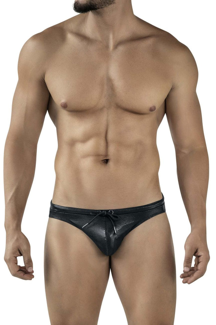 Clever Moda Gorgona Men's Swim Brief in Black – men's swimwear