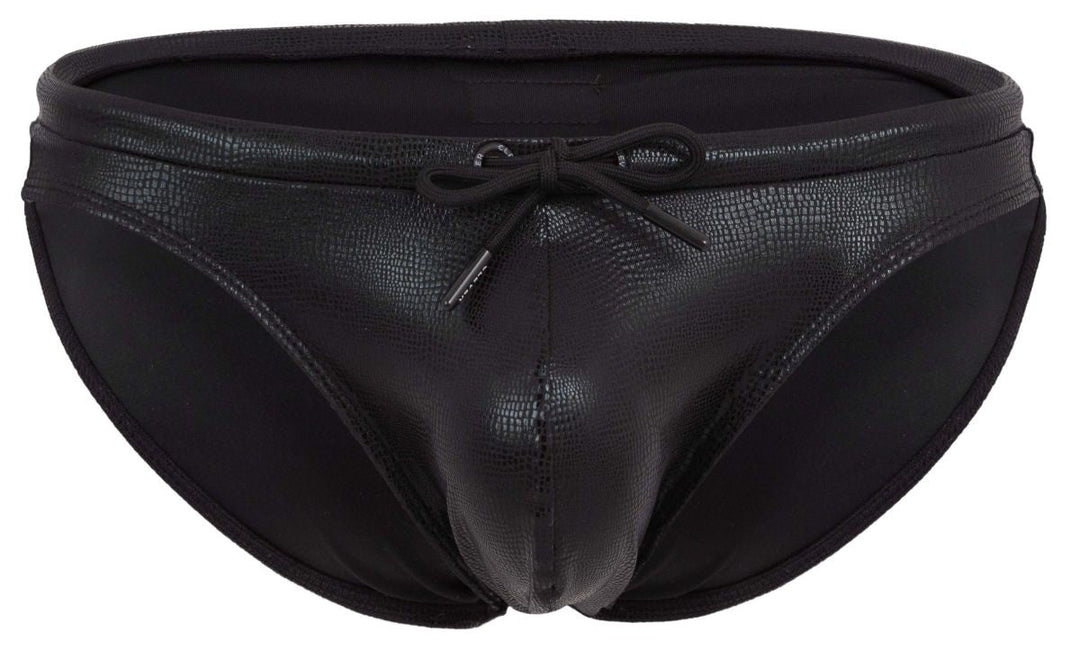 Clever Moda Gorgona Men's Swim Brief in Black – men's swimwear