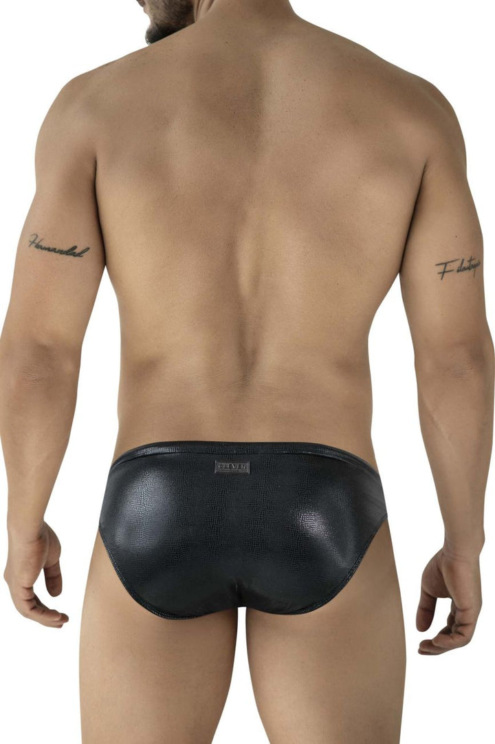 Clever Moda Gorgona Men's Swim Brief in Black – men's swimwear