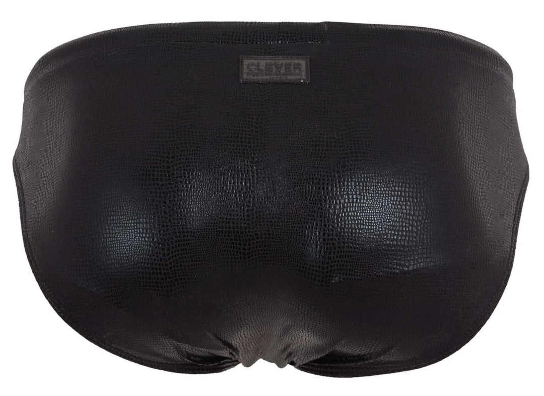 Clever Moda Gorgona Men's Swim Brief in Black – men's swimwear