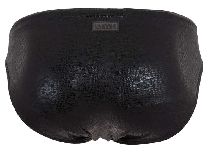 Clever Moda Gorgona Men's Swim Brief in Black – men's swimwear