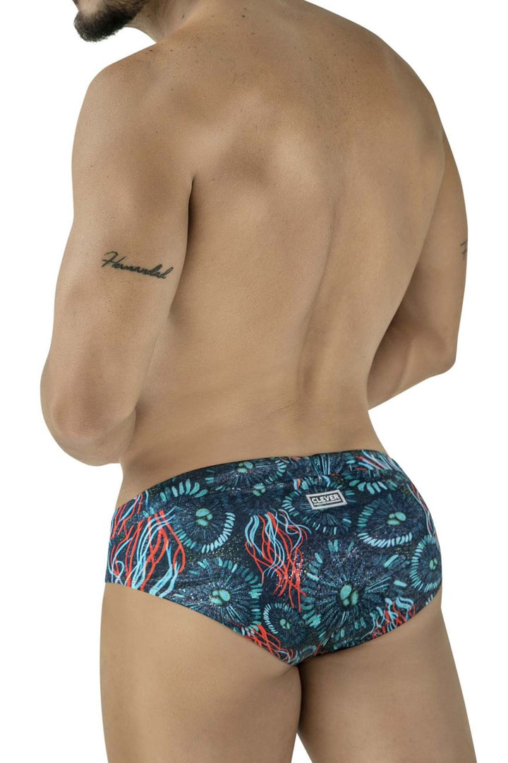 Clever Moda Malpelo Men's Swim Brief in Dark Blue – men's swimwear