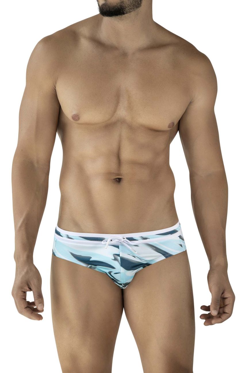 Clever Moda Baru Men's Swim Brief in Blue – men's swimwear