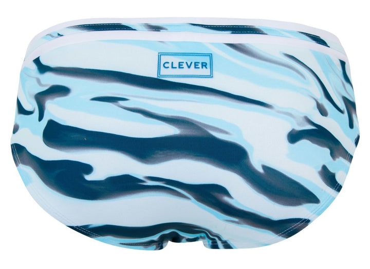Clever Moda Baru Men's Swim Brief in Blue – men's swimwear