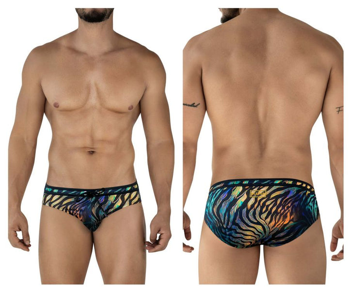 Clever Moda Tumaco Men's Swim Brief in Black – men's swimwear