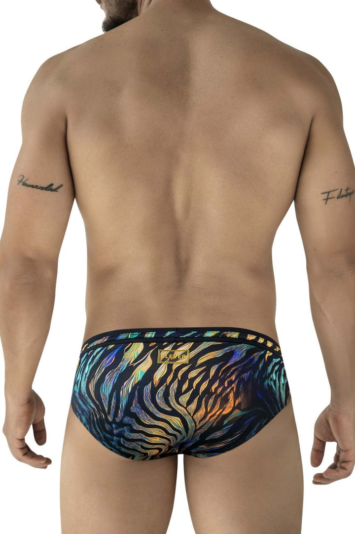 Clever Moda Tumaco Men's Swim Brief in Black – men's swimwear