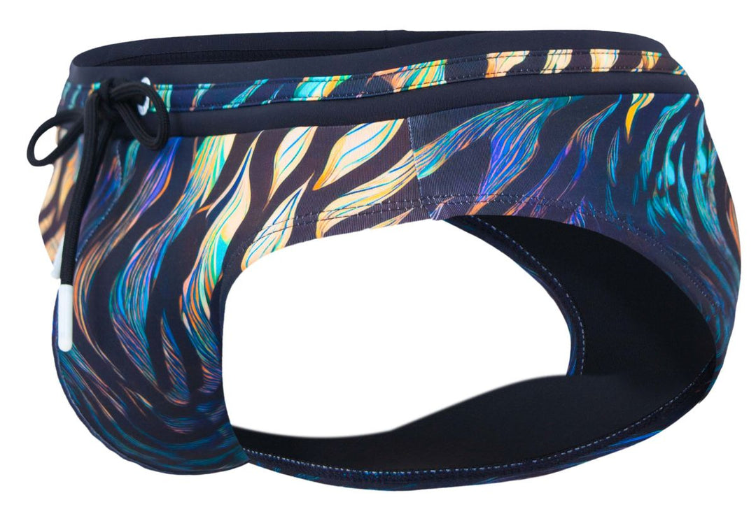 Clever Moda Tumaco Men's Swim Brief in Black – men's swimwear