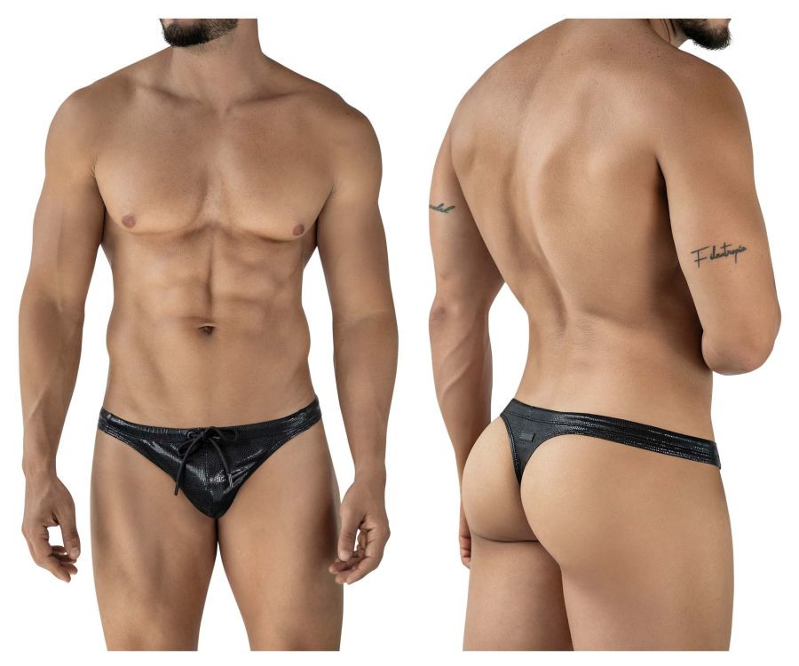 Clever Moda Gorgona Men's Swim Brief in Black – men's swimwear