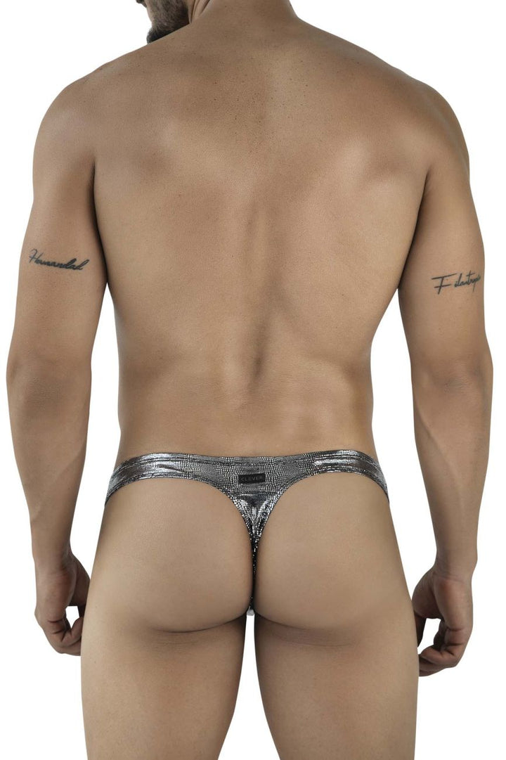 Clever Moda Sparkles Men's Thong in Black – men's thongs