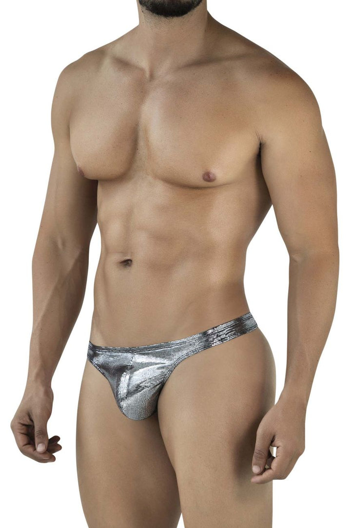 Clever Moda Sparkles Men's Thong in Black – men's thongs