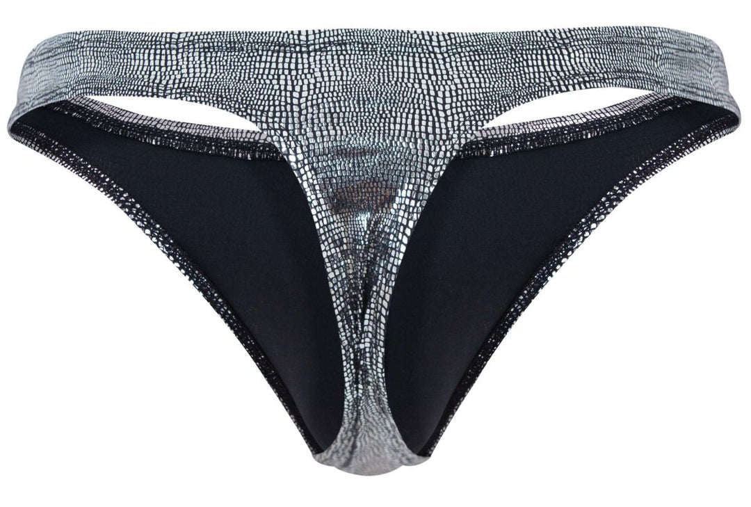 Clever Moda Sparkles Men's Thong in Black – men's thongs