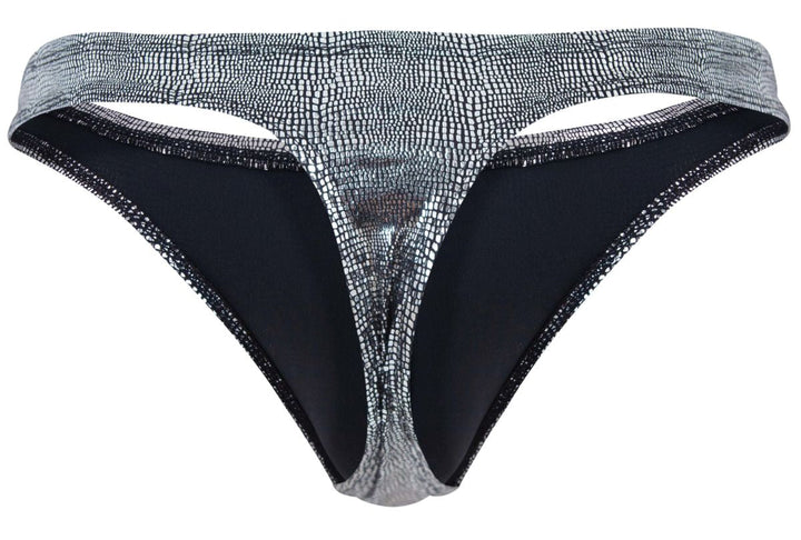 Clever Moda Sparkles Men's Thong in Black – men's thongs