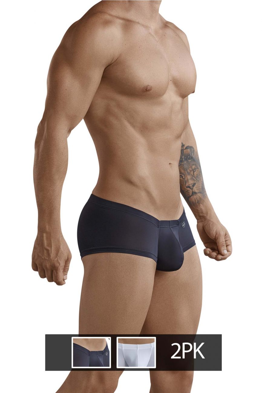 Clever Moda 2PK Australian Men's Trunk Underwear in Black White – men's trunks