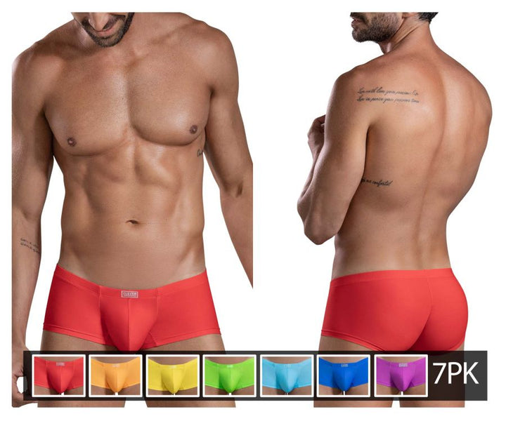 Clever Moda 7PK Pride Men's Trunk Underwear in Multi Colored – men's trunks