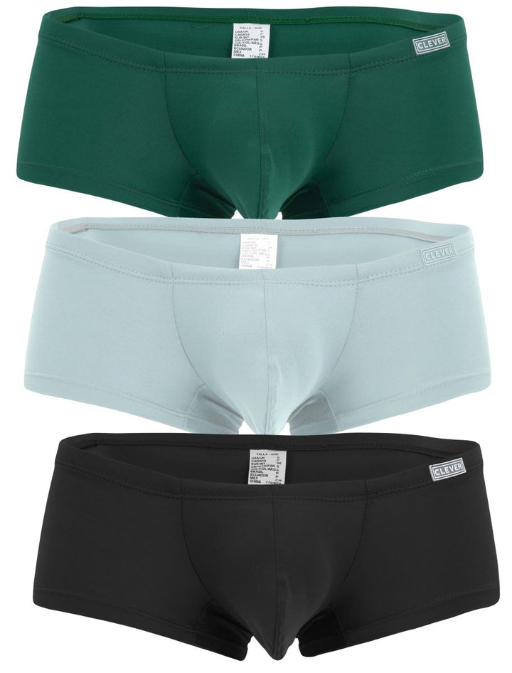 Clever Moda 3PK Australian Latin Men's Trunk Underwear in Multi Colored – men's trunks