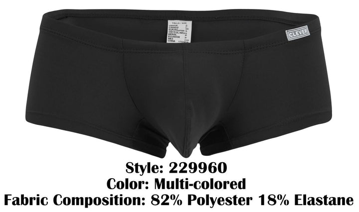 Clever Moda 3PK Australian Latin Men's Trunk Underwear in Multi Colored – men's trunks