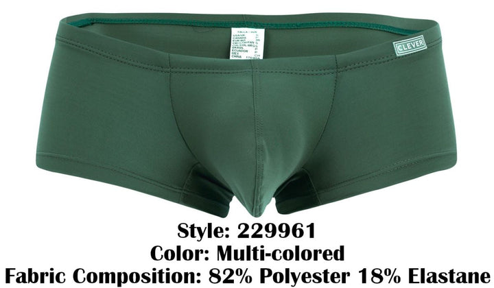 Clever Moda 3PK Australian Latin Men's Trunk Underwear in Multi Colored – men's trunks